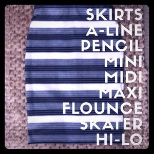 Shop my closet for a large selection of skirts